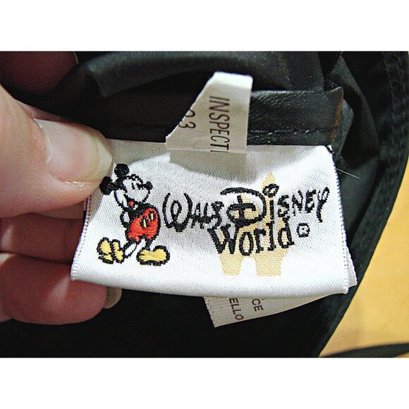Walt Disney World Mickey Mouse All Over Logo Black White Tote Book Bag 19x16x4" - Picture 10 of 13